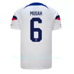 USA Yunus MUSAh 6 Pelipaita Miesten Koti MM-Kisat 2022 USA Yunus MUSAh 6 Pelipaita Miesten Koti MM-Kisat 2022