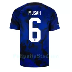 USA Yunus MUSAh 6 Pelipaita Miesten Vieras MM-Kisat 2022 USA Yunus MUSAh 6 Pelipaita Miesten Vieras MM-Kisat 2022
