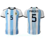 Argentiina Leandro Paredes 5 Pelipaita Miesten Koti MM-Kisat 2022