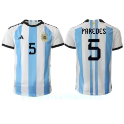 Argentiina Leandro Paredes 5 Pelipaita Miesten Koti MM-Kisat 2022 Argentiina Leandro Paredes 5 Pelipaita Miesten Koti MM-Kisat 2022