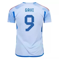 Espanja GAVI 9 Pelipaita Miesten Vieras MM-Kisat 2022 Espanja GAVI 9 Pelipaita Miesten Vieras MM-Kisat 2022