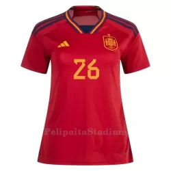 Espanja PEDRI 26 Pelipaita Naisten Koti MM-Kisat 2022