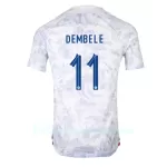 Ranska Ousmane Dembele 11 Pelipaita Miesten Vieras MM-Kisat 2022