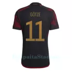 Saksa Mario Gotze 11 Pelipaita Miesten Vieras MM-Kisat 2022
