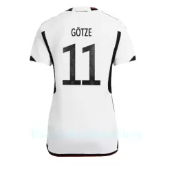 Saksa Mario Gotze 11 Pelipaita Naisten Koti MM-Kisat 2022 Saksa Mario Gotze 11 Pelipaita Naisten Koti MM-Kisat 2022