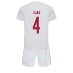 Tanska Simon Kjaer 4 Pelipaita Lasten Vieras MM-Kisat 2022