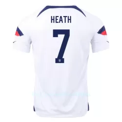 USA HEATH 7 Pelipaita Miesten Koti MM-Kisat 2022 USA HEATH 7 Pelipaita Miesten Koti MM-Kisat 2022