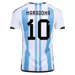 Argentiina 3 Star MARADONA 10 Pelipaita Miesten Koti MM-Kisat 2022