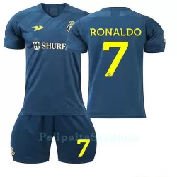 Al-Nassr FC Ronaldo 7 Pelipaita Lasten Vieras 2022-23 Al-Nassr FC Ronaldo 7 Pelipaita Lasten Vieras 2022-23