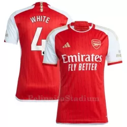 Arsenal White 4 Pelipaita Miesten Koti 2023-2024 Arsenal White 4 Pelipaita Miesten Koti 2023-2024