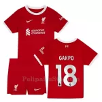 Liverpool Gakpo 18 Pelipaita Lasten Koti 2023-2024