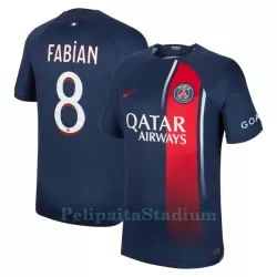 Paris Saint-Germain Fabian 8 Pelipaita Miesten Koti 2023-2024 Paris Saint-Germain Fabian 8 Pelipaita Miesten Koti 2023-2024