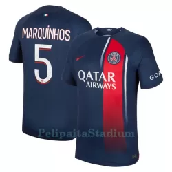 Paris Saint-Germain Marquinhos 5 Pelipaita Miesten Koti 2023-2024 Paris Saint-Germain Marquinhos 5 Pelipaita Miesten Koti 2023-2024