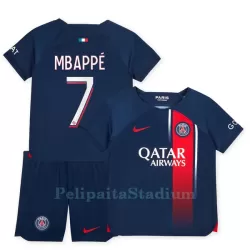 Paris Saint-Germain Mbappé 7 Pelipaita Lasten Koti 2023-2024 Paris Saint-Germain Mbappé 7 Pelipaita Lasten Koti 2023-2024