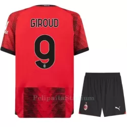 AC Milan Giroud 9 Pelipaita Lasten Koti 2023-2024 AC Milan Giroud 9 Pelipaita Lasten Koti 2023-2024