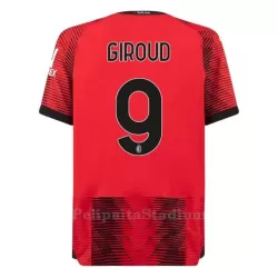 AC Milan Giroud 9 Pelipaita Miesten Koti 2023-2024 AC Milan Giroud 9 Pelipaita Miesten Koti 2023-2024