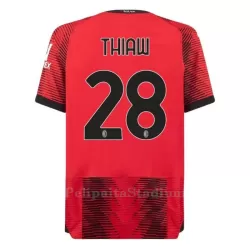 AC Milan Thiaw 28 Pelipaita Miesten Koti 2023-2024 AC Milan Thiaw 28 Pelipaita Miesten Koti 2023-2024