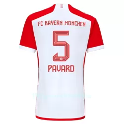 Bayern München Benjamin Pavard 5 Pelipaita Miesten Koti 2023-2024 Bayern München Benjamin Pavard 5 Pelipaita Miesten Koti 2023-2024