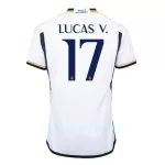 Real Madrid Lucas V. 17 Pelipaita Miesten Koti 2023-2024