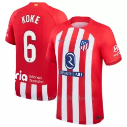 Atlético Madrid Koke 6 Pelipaita Miesten Koti 2023-2024 Atlético Madrid Koke 6 Pelipaita Miesten Koti 2023-2024