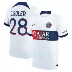 Paris Saint-Germain C. Soler 28 Pelipaita Miesten Vieras 2023-2024 Paris Saint-Germain C. Soler 28 Pelipaita Miesten Vieras 2023-2024