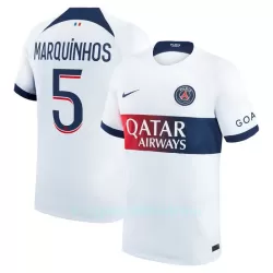 Paris Saint-Germain Marquinhos 5 Pelipaita Miesten Vieras 2023-2024 Paris Saint-Germain Marquinhos 5 Pelipaita Miesten Vieras 2023-2024