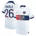 Paris Saint-Germain Mukiele 26 Pelipaita Miesten Vieras 2023-2024