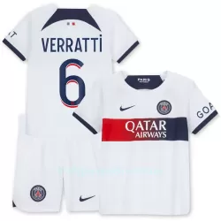 Paris Saint-Germain Verratti 6 Pelipaita Lasten Vieras 2023-2024 Paris Saint-Germain Verratti 6 Pelipaita Lasten Vieras 2023-2024