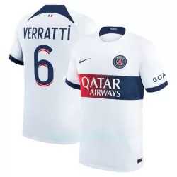 Paris Saint-Germain Verratti 6 Pelipaita Miesten Vieras 2023-2024 Paris Saint-Germain Verratti 6 Pelipaita Miesten Vieras 2023-2024