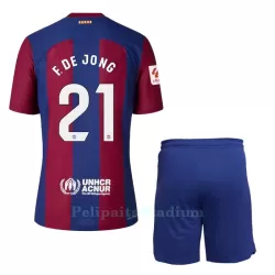 FC Barcelona Frenkie de Jong 21 Pelipaita Lasten Koti 2023-2024 FC Barcelona Frenkie de Jong 21 Pelipaita Lasten Koti 2023-2024