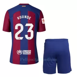 FC Barcelona Kounde 23 Pelipaita Lasten Koti 2023-2024 FC Barcelona Kounde 23 Pelipaita Lasten Koti 2023-2024