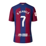 FC Barcelona O. Dembele 7 Pelipaita Miesten Koti 2023-2024