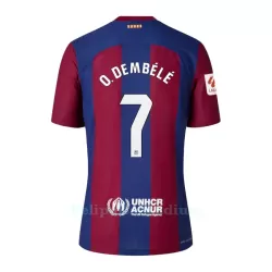FC Barcelona O. Dembele 7 Pelipaita Miesten Koti 2023-2024