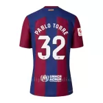 FC Barcelona Pablo Torre 32 Pelipaita Miesten Koti 2023-2024