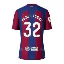 FC Barcelona Pablo Torre 32 Pelipaita Miesten Koti 2023-2024 FC Barcelona Pablo Torre 32 Pelipaita Miesten Koti 2023-2024