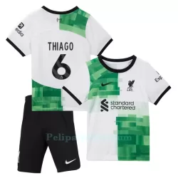 Liverpool Thiago 6 Pelipaita Lasten Vieras 2023-2024 Liverpool Thiago 6 Pelipaita Lasten Vieras 2023-2024