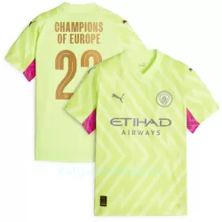 Manchester City Champions of Europe Maalivahdin Pelipaita Miesten Kolmas 2023-2024 Manchester City Champions of Europe Maalivahdin Pelipaita Miesten Kolmas 2023-2024