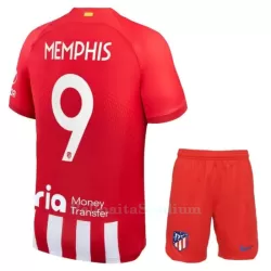 Atlético Madrid Memphis 9 Pelipaita Lasten Koti 2023-2024 Atlético Madrid Memphis 9 Pelipaita Lasten Koti 2023-2024
