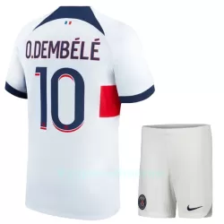 Paris Saint-Germain Dembele 10 Pelipaita Lasten Vieras 2023-2024 Paris Saint-Germain Dembele 10 Pelipaita Lasten Vieras 2023-2024