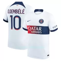 Paris Saint-Germain Dembele 10 Pelipaita Miesten Vieras 2023-2024 Paris Saint-Germain Dembele 10 Pelipaita Miesten Vieras 2023-2024