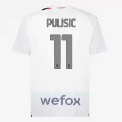 AC Milan Pulisic 11 Pelipaita Miesten Vieras 2023-2024 AC Milan Pulisic 11 Pelipaita Miesten Vieras 2023-2024