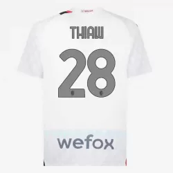 AC Milan Thiaw 28 Pelipaita Miesten Vieras 2023-2024 AC Milan Thiaw 28 Pelipaita Miesten Vieras 2023-2024