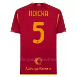AS Roma Ndicka 5 Pelipaita Miesten Koti 2023-2024