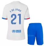 FC Barcelona Frenkie de Jong 21 Pelipaita Lasten Vieras 2023-2024