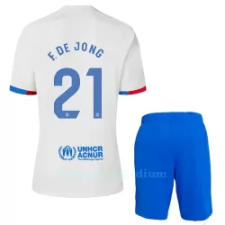 FC Barcelona Frenkie de Jong 21 Pelipaita Lasten Vieras 2023-2024 FC Barcelona Frenkie de Jong 21 Pelipaita Lasten Vieras 2023-2024