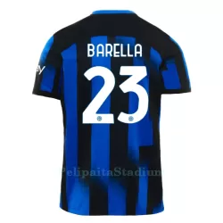 Inter Milan Barella 23 Pelipaita Miesten Koti 2023-2024 Inter Milan Barella 23 Pelipaita Miesten Koti 2023-2024