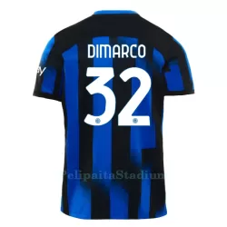 Inter Milan Dimarco 32 Pelipaita Miesten Koti 2023-2024 Inter Milan Dimarco 32 Pelipaita Miesten Koti 2023-2024