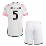 Juventus Locatelli 5 Pelipaita Lasten Vieras 2023-2024