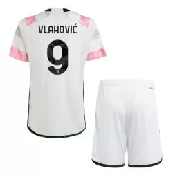 Juventus Vlahovic 9 Pelipaita Lasten Vieras 2023-2024 Juventus Vlahovic 9 Pelipaita Lasten Vieras 2023-2024