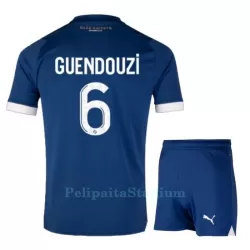 Olympique Marseille GUENDOUZI 6 Pelipaita Lasten Vieras 2023-2024 Olympique Marseille GUENDOUZI 6 Pelipaita Lasten Vieras 2023-2024